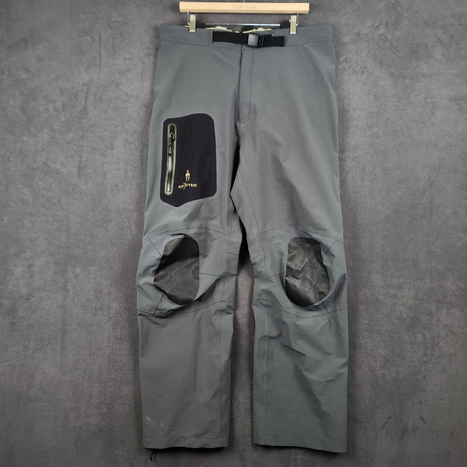 Kryptek Koldo Rain Pants Mens Xl Gray Technical Hunting Softshell Tactical Ski